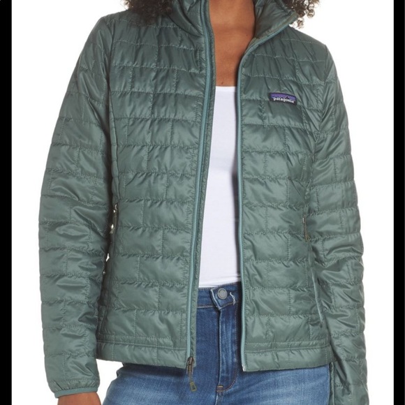 patagonia women's nano puff regen green